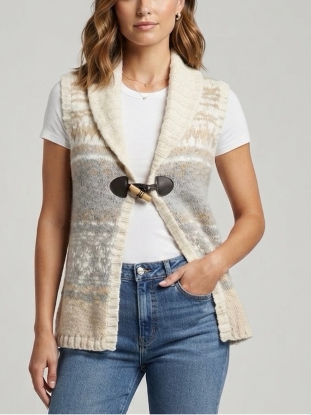 Cynthia Rowley Toggle Vest Size *S*